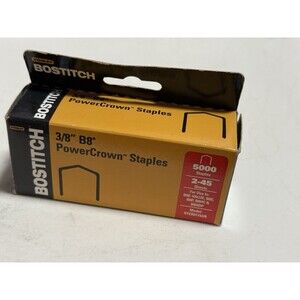 Stanley Bostitch 3/8 Power Crown Staples 5000 Pcs. Model STCR21153/8